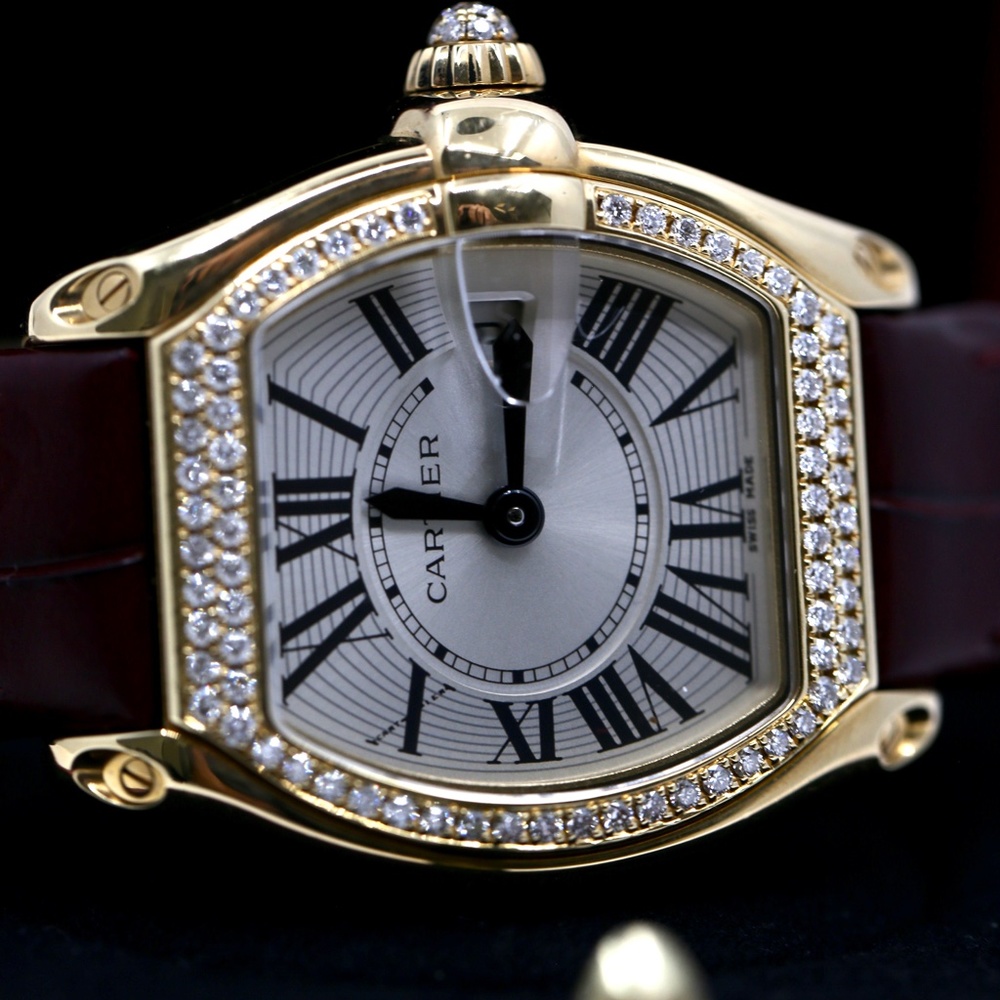 Cartier Roadster 18k Gold & Diamonds Watch - Picture 16 of 16